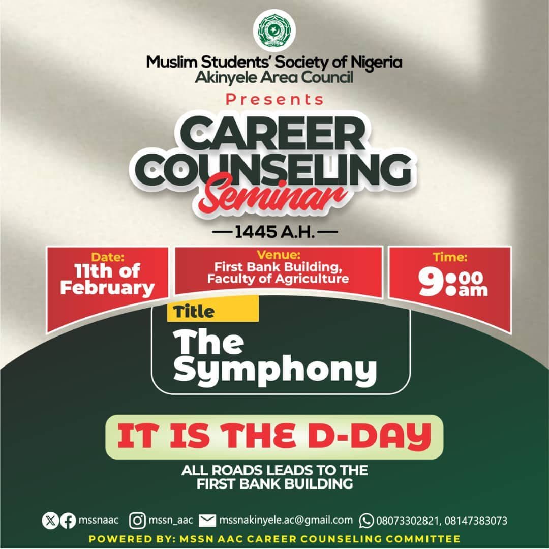 MSSN Akinyele Area Council Holds Career Counselling