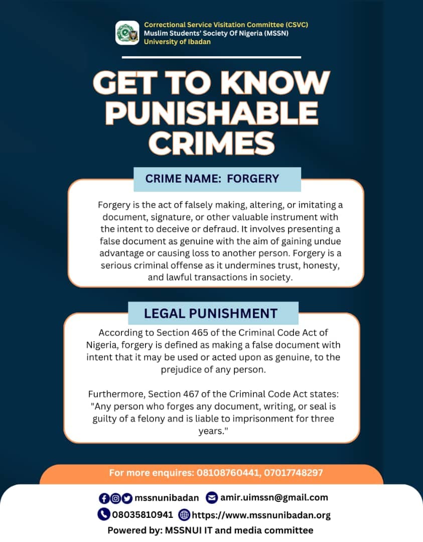 Understanding Forgery: A Crime with Serious Legal Consequences