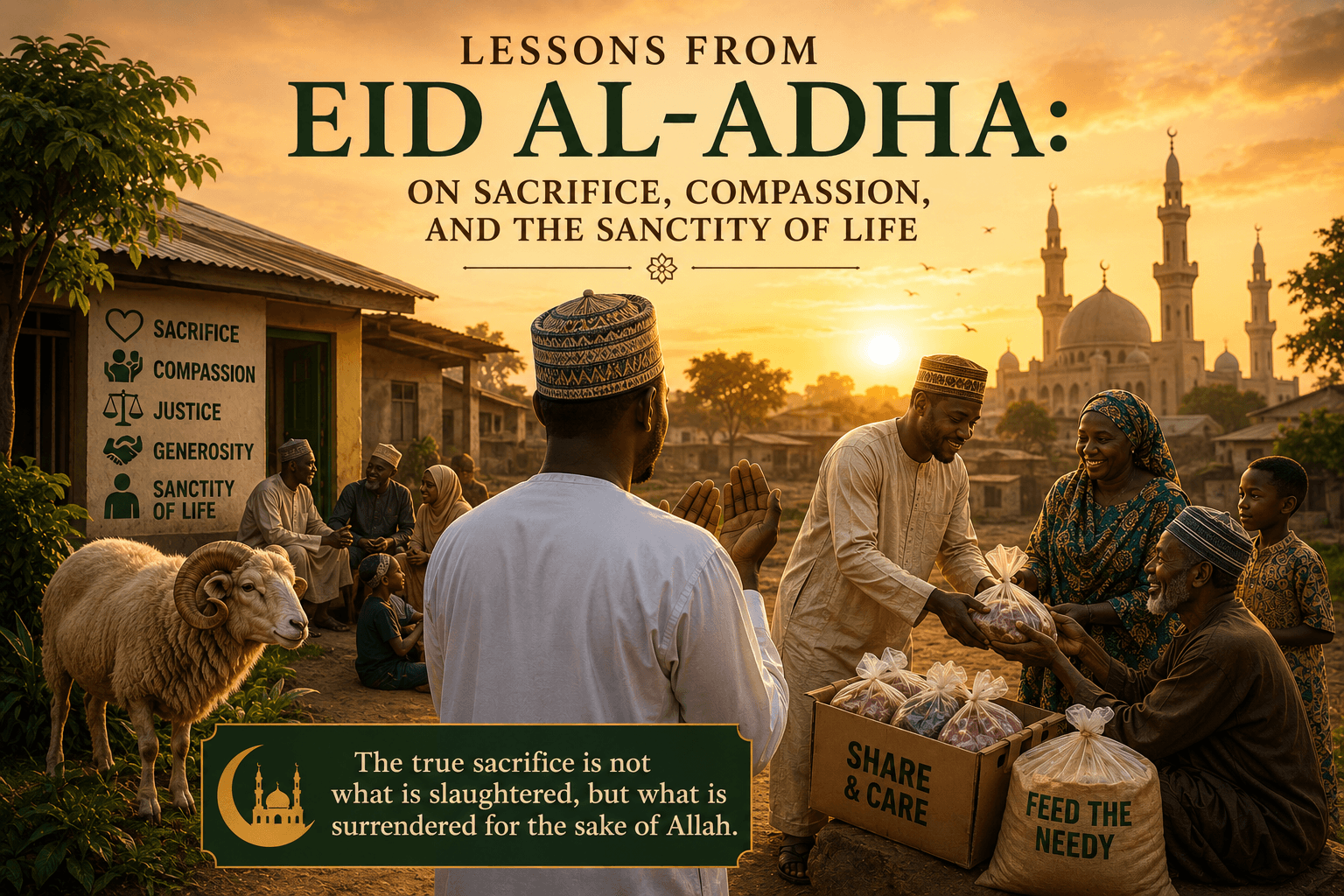 Lessons from Eid al-Adha: On Sacrifice, Compassion, and the Sanctity of Life