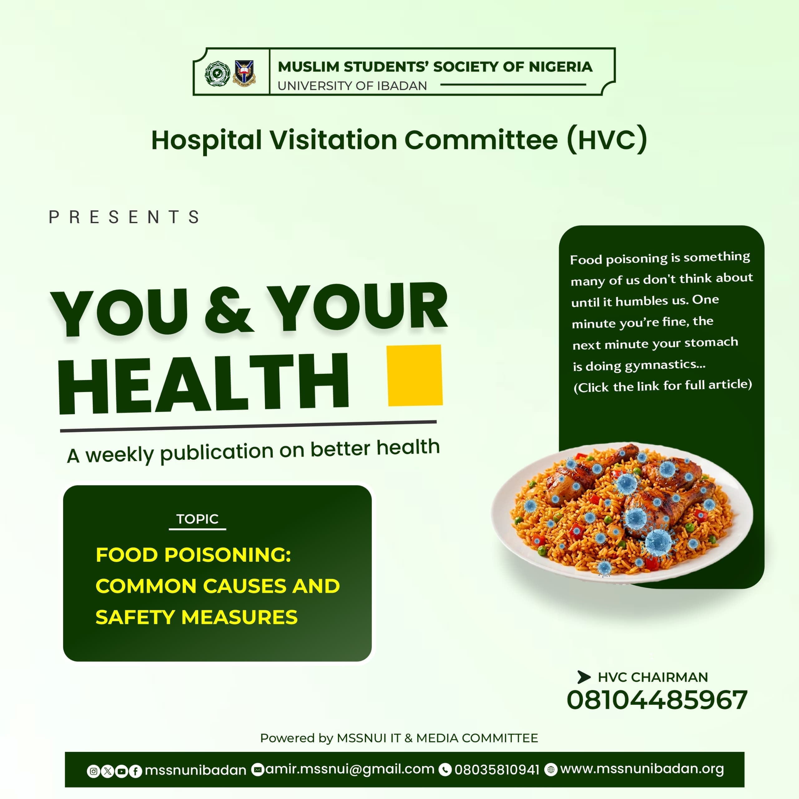 Food Poisoning: Common Causes and Safety Measures