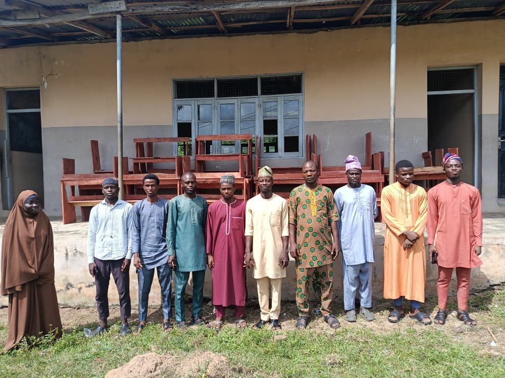 MSSNUI Donates Chairs and Tables to Rural Community School