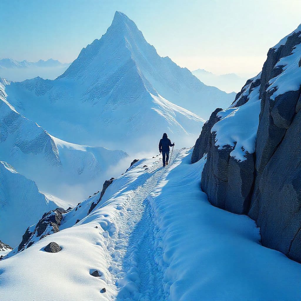Scaling through Life's Trials with Faith
